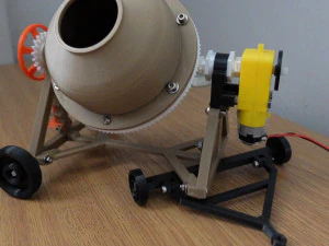 concrete mixer 3d 3D Print Model