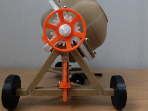 concrete mixer 3d 3D Print Model