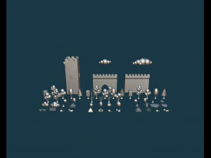 low-poly medieval pack 3D Model