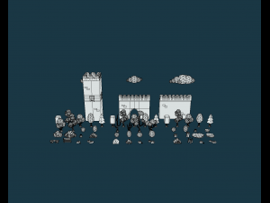 low-poly medieval pack 3D Model
