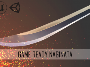 naginata 3d game ready model 3D मॉडल