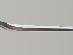 naginata 3d game ready model Modelo 3D