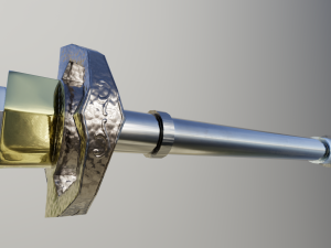 naginata 3d game ready model Modelo 3D