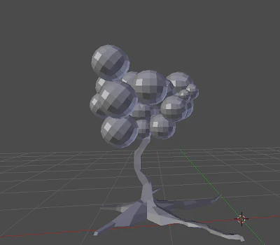 &aacute;rbollowpoly Modelo 3D .c4d .max .obj .3ds .fbx .stl .blend 