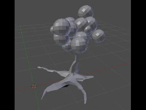 &aacute;rbollowpoly Modelo 3D