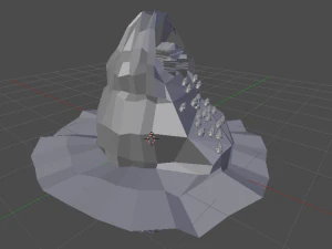 house on the mountain 3D Model