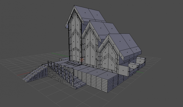hauntedhouse 3D 模型 .c4d .max .obj .3ds .fbx .stl .blend 