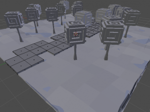 arboleslowpolyparque 3Dモデル