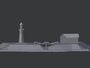 faro low poly 3D Model