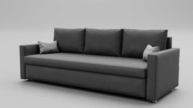 3 seater high quality sofa 3D-Modell .c4d .max .obj .3ds .fbx .stl .blend 