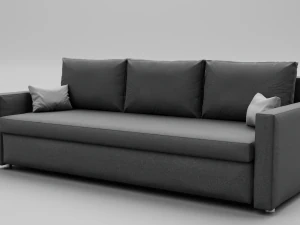 Sofa 3 dudukan berkualitas tinggi Model 3D