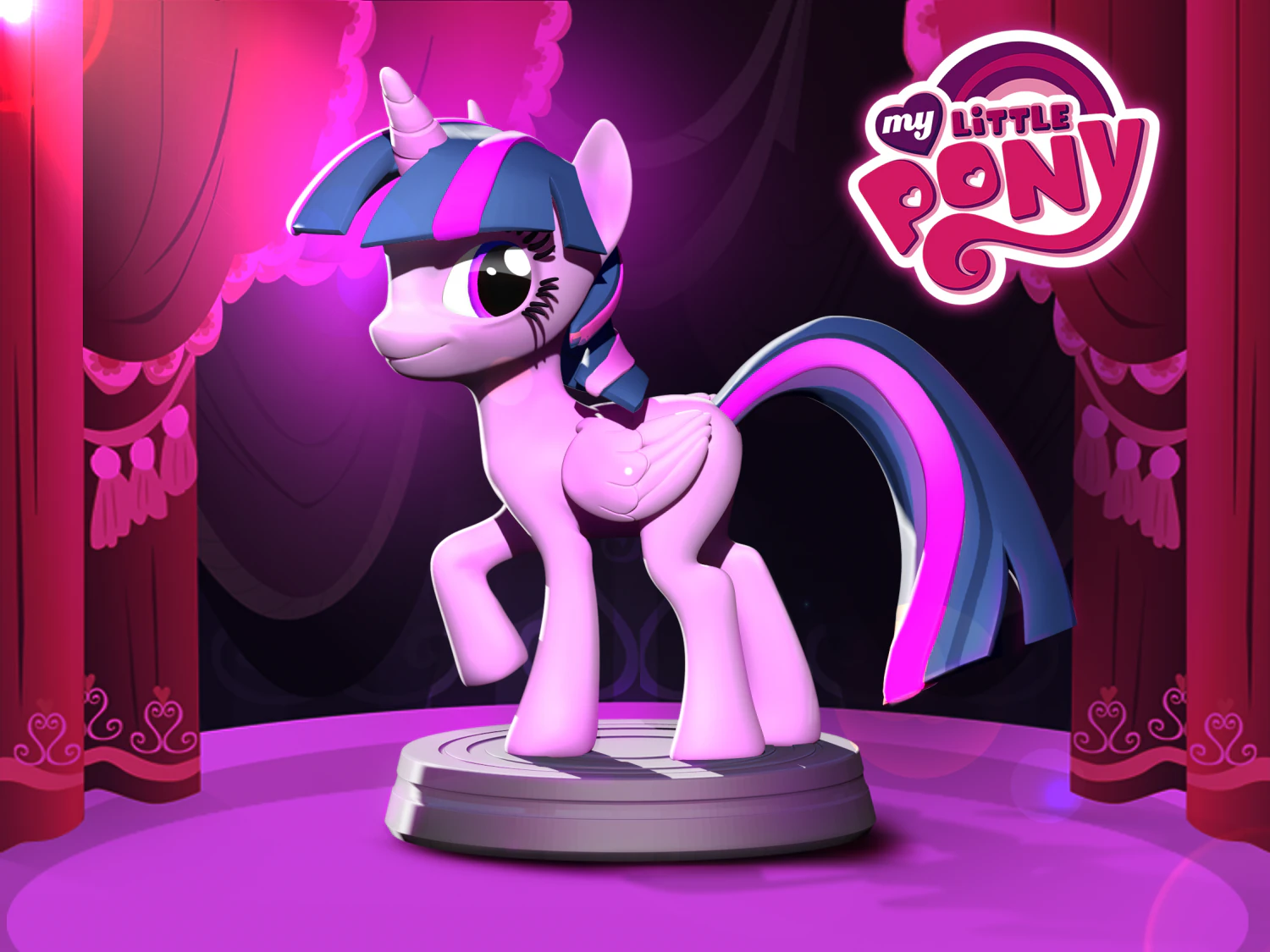 Twilight Sparkle - Little Pony 3D print model 3D 3D Print Model .c4d .max .obj .3ds .fbx .stl .blend 