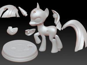 Twilight Sparkle - Little Pony 3D print model 3D 3D Print Model