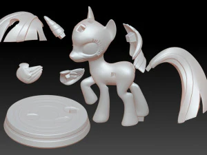 Twilight Sparkle - Little Pony 3D print model 3D 3D Print Model