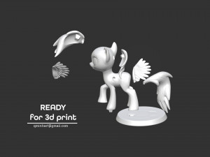 Rainbow Dashlittle ponymagic 3D Принт Модель