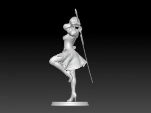 2b - Nier Automata Fanart Statue 3D print 3D print model 3D Print Model