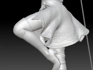 2b - Nier Automata Fanart Statue 3D print 3D print model 3D Print Model