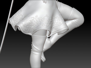 2b - Nier Automata Fanart Statue 3D print 3D print model Modello di stampa 3D