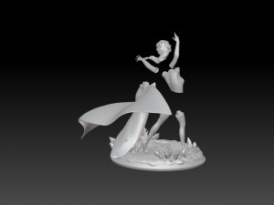 Elsa - Frozen Fan art 3D print model Modelo de Impressão 3D