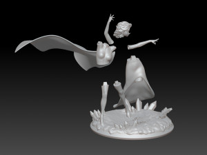 Elsa - Frozen Fan art 3D print model Modelo de Impressão 3D