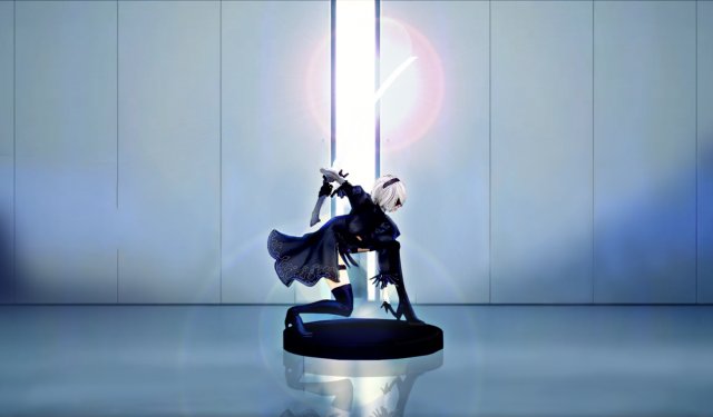 YoRHa 2B 3D Printing Figurine Modello di stampa 3D .c4d .max .obj .3ds .fbx .stl .blend 