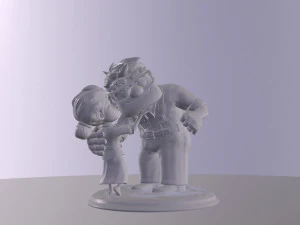 Carl and Ellie 3D print model 3D Print Model