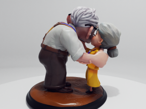 Carl and Ellie 3D print model Model Cetak 3D