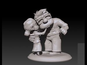 Carl and Ellie 3D print model Model Cetak 3D