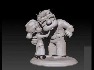 Carl and Ellie 3D print model 3D Print Model