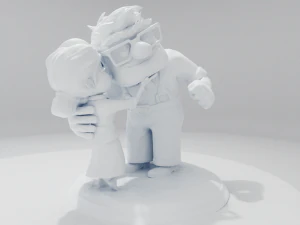 Carl and Ellie 3D print model 3D Print Model