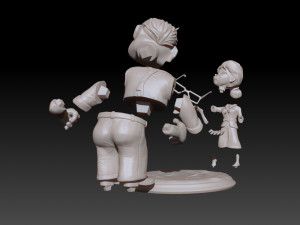 Carl and Ellie 3D print model Model Cetak 3D