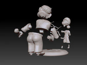 Carl and Ellie 3D print model 3D Print Model