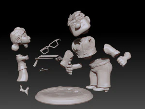 Carl and Ellie 3D print model 3D Print Model