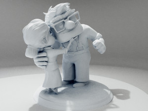 Carl and Ellie 3D print model Model Cetak 3D