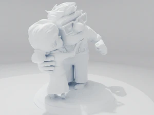 Carl and Ellie 3D print model 3D Print Model