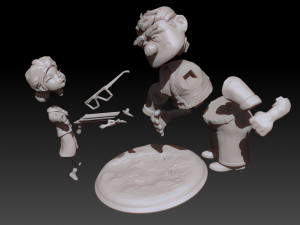 Carl and Ellie 3D print model Model Cetak 3D