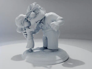 Carl and Ellie 3D print model 3D Print Model