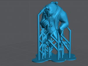 The Beauty and The Beast stl printing 3D 프린트 모델