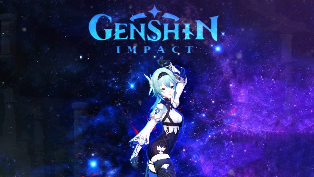 Genshin Impact - Eula Bishoujo Statue 3D print Model do druku 3D .c4d .max .obj .3ds .fbx .stl .blend 