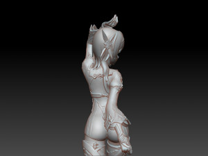 Genshin Impact - Eula Bishoujo Statue 3D print Model do druku 3D