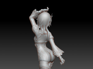 Genshin Impact - Eula Bishoujo Statue 3D print Model do druku 3D