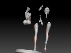 Genshin Impact - Eula Bishoujo Statue 3D print Model do druku 3D