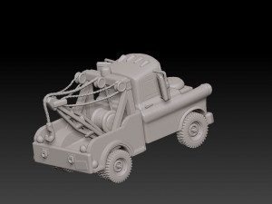 Tow Mater CARS print 3D 프린트 모델