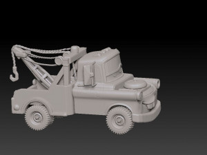 Tow Mater CARS print 3D 프린트 모델