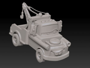 Tow Mater CARS print 3D 프린트 모델