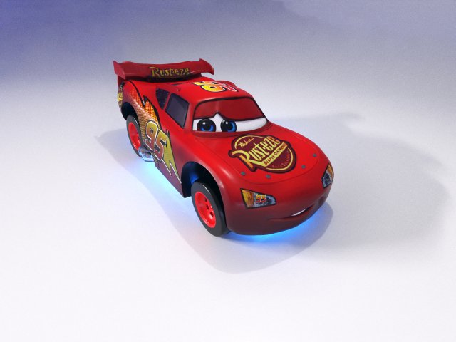 Disney Pixar Cars Diecast Lightning McQueen Vehicle 3d print 3D Print Model