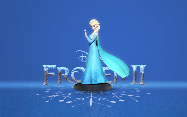 Elsa - Frozen Fan art 3D print model 3D Print Model .c4d .max .obj .3ds .fbx .stl .blend 
