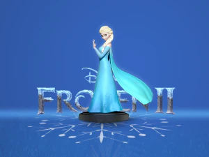 艾莎 - 《冰雪奇缘》扇子艺术 3D 打印模型 3D 打印模型