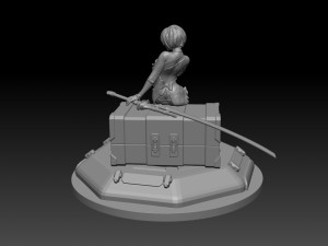 2b - Nier Automata Fanart Statue 3D print Modèles 3D en vedette