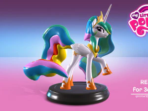 塞莱斯蒂亚公主 3D 打印模型 3D 打印模型